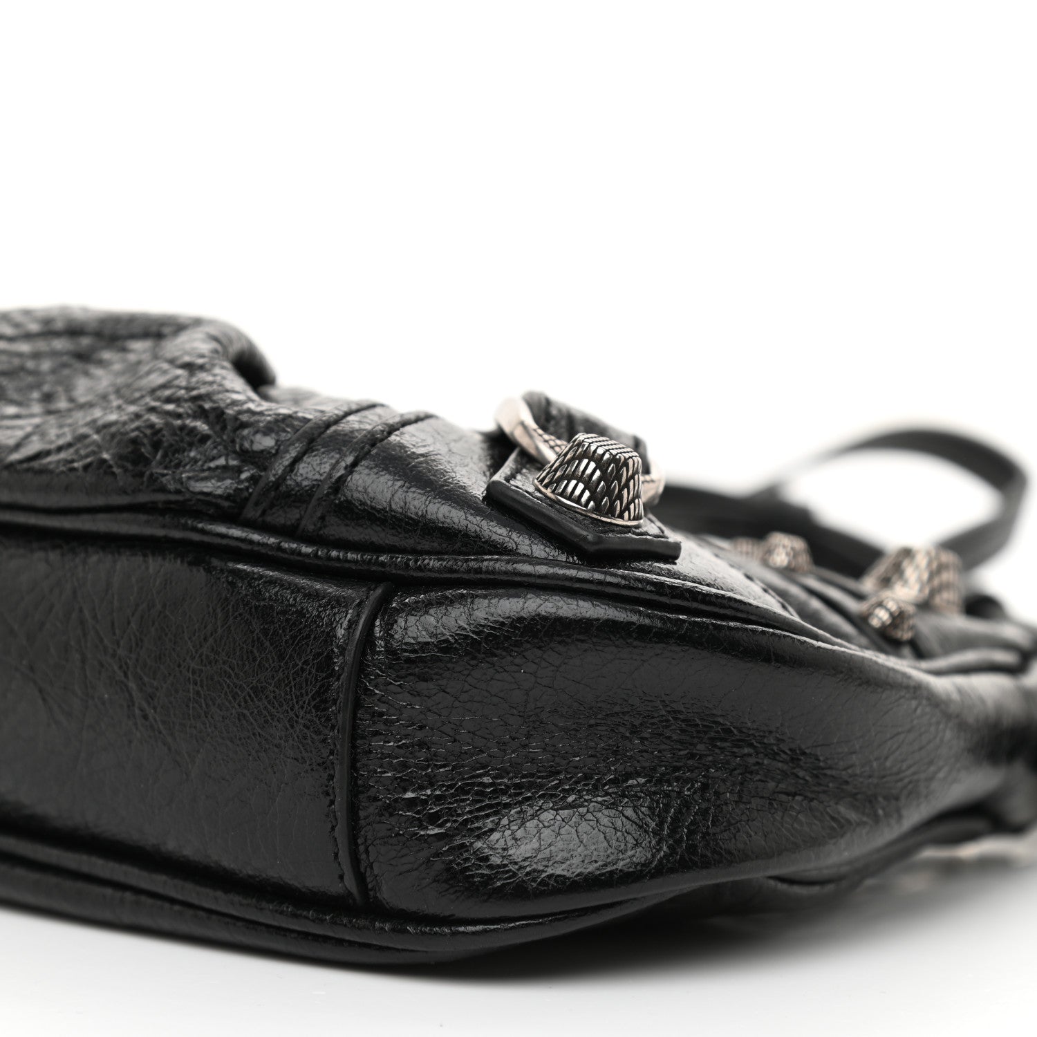 Balenciaga Agneau Arena Le Cagole Mini Purse With Chain Black 8 of 8