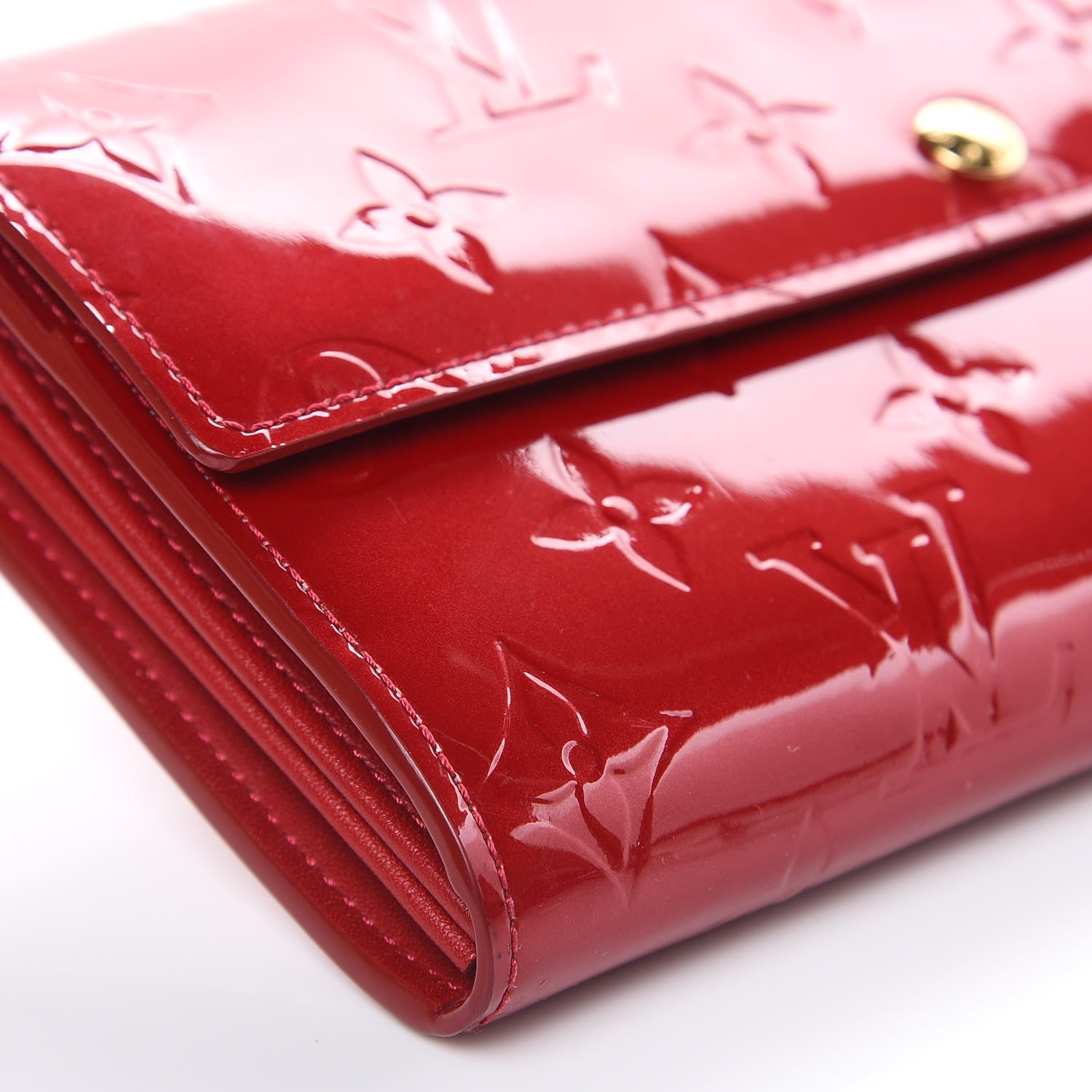 Louis Vuitton Vernis Sarah Wallet Pomme D'Amour 7 of 11
