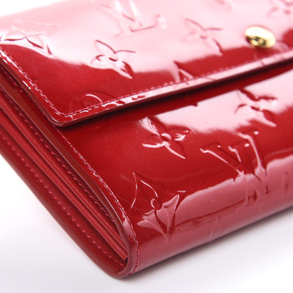Louis Vuitton Vernis Sarah Wallet Pomme D'Amour 7 of 11