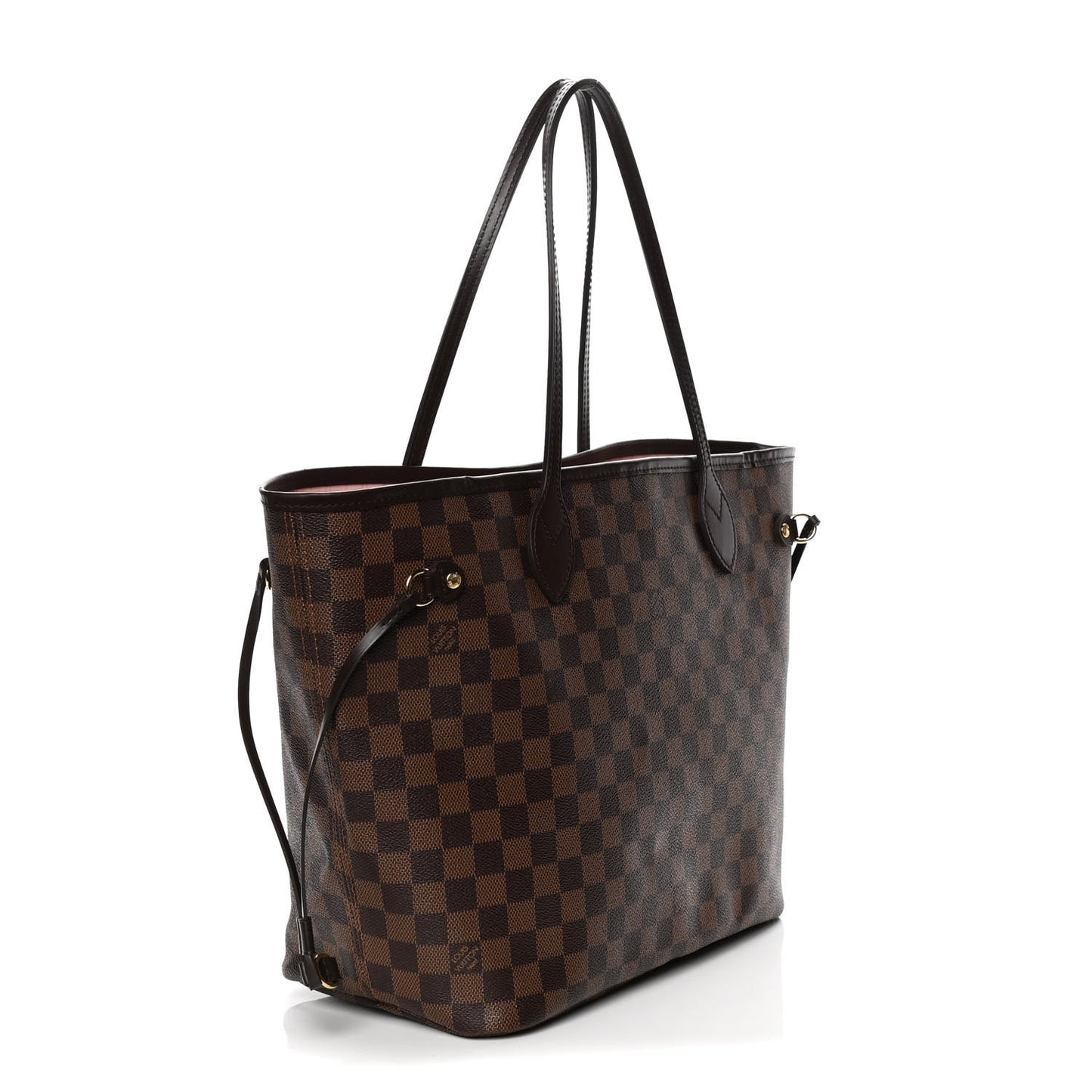 Damier Ebene Neo Neverfull MM Rose Ballerine