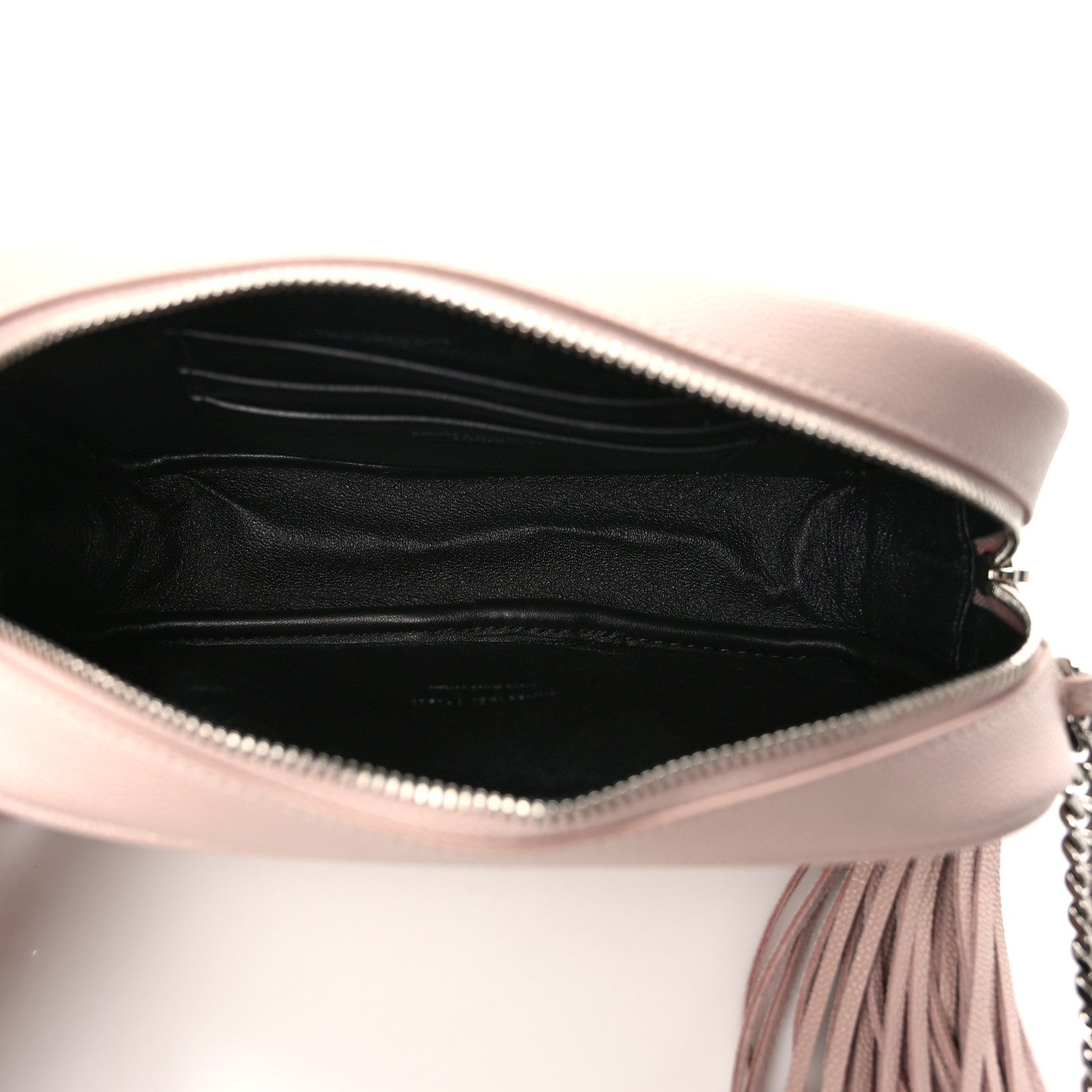 Saint Laurent Grain De Poudre Matelasse Monogram Mini Lou Camera Bag Cement Pink 5 of 10