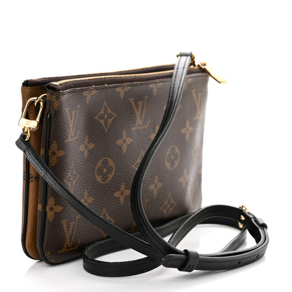 Louis Vuitton Reverse Monogram Giant Double Zip Pochette 3 of 11