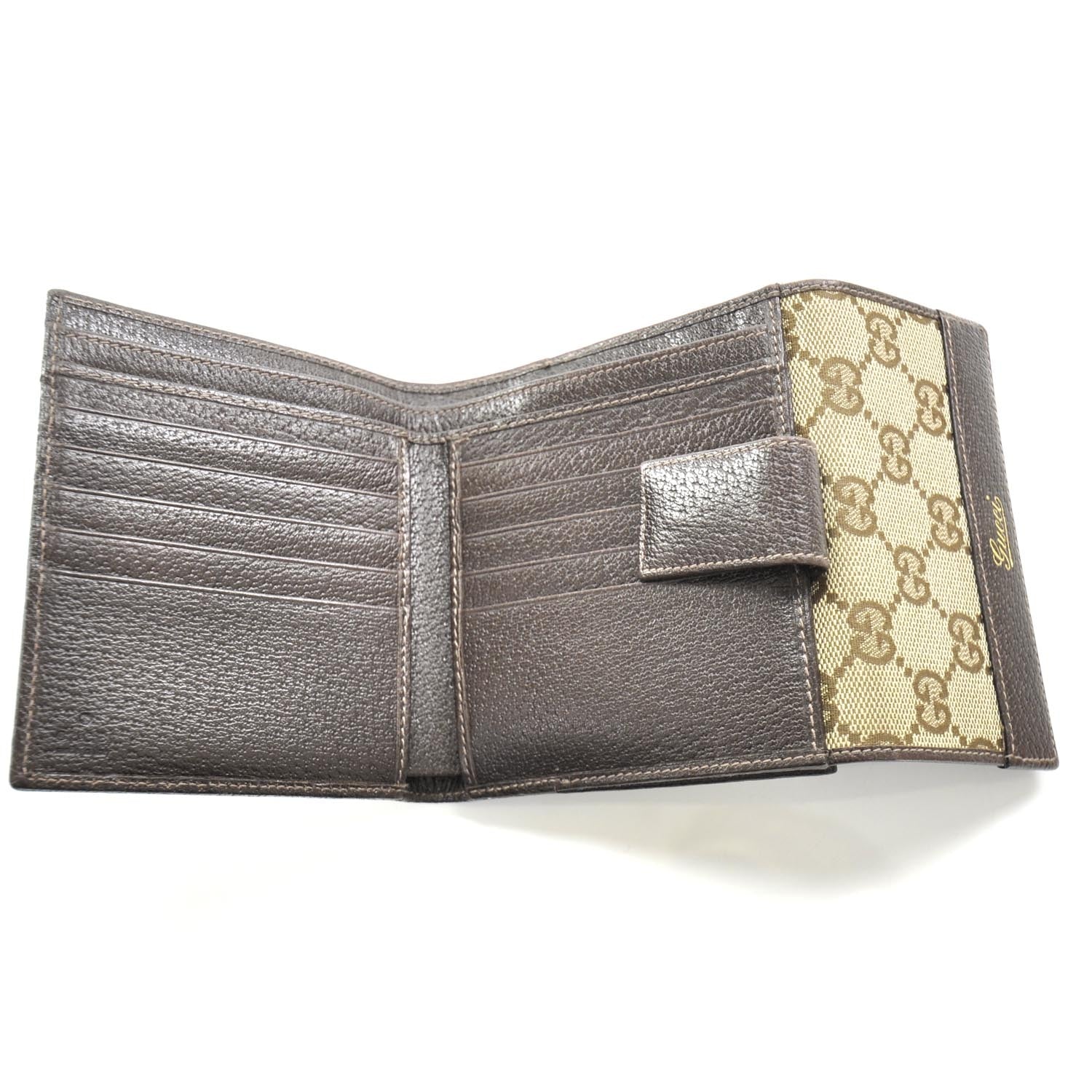 Gucci Monogram French Wallet Ebony 4 of 8