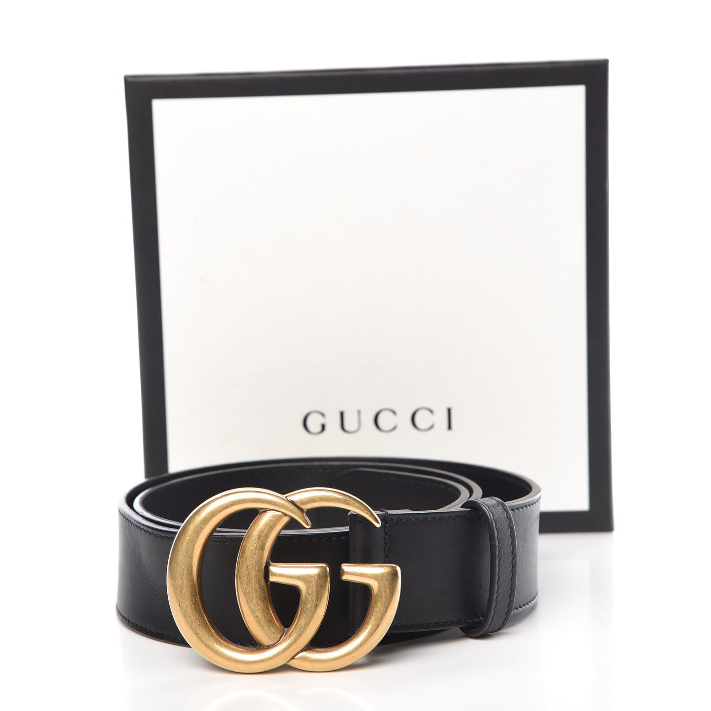 Calfskin Double G 40mm Belt 85 34 Black