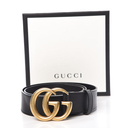 Gucci Calfskin Double G 40mm Belt 85 34 Black 7 of 7