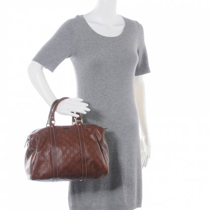 Gucci Guccissima Medium Joy Boston Brown 2 of 8