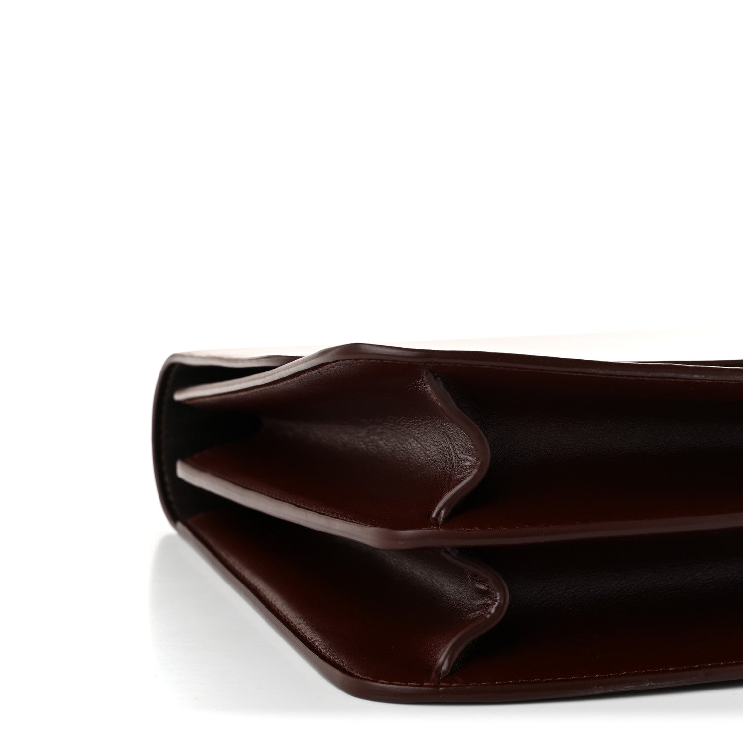 The Row Calfskin Medium The Sofia 11.75 Top Handle Bourbon 8 of 9