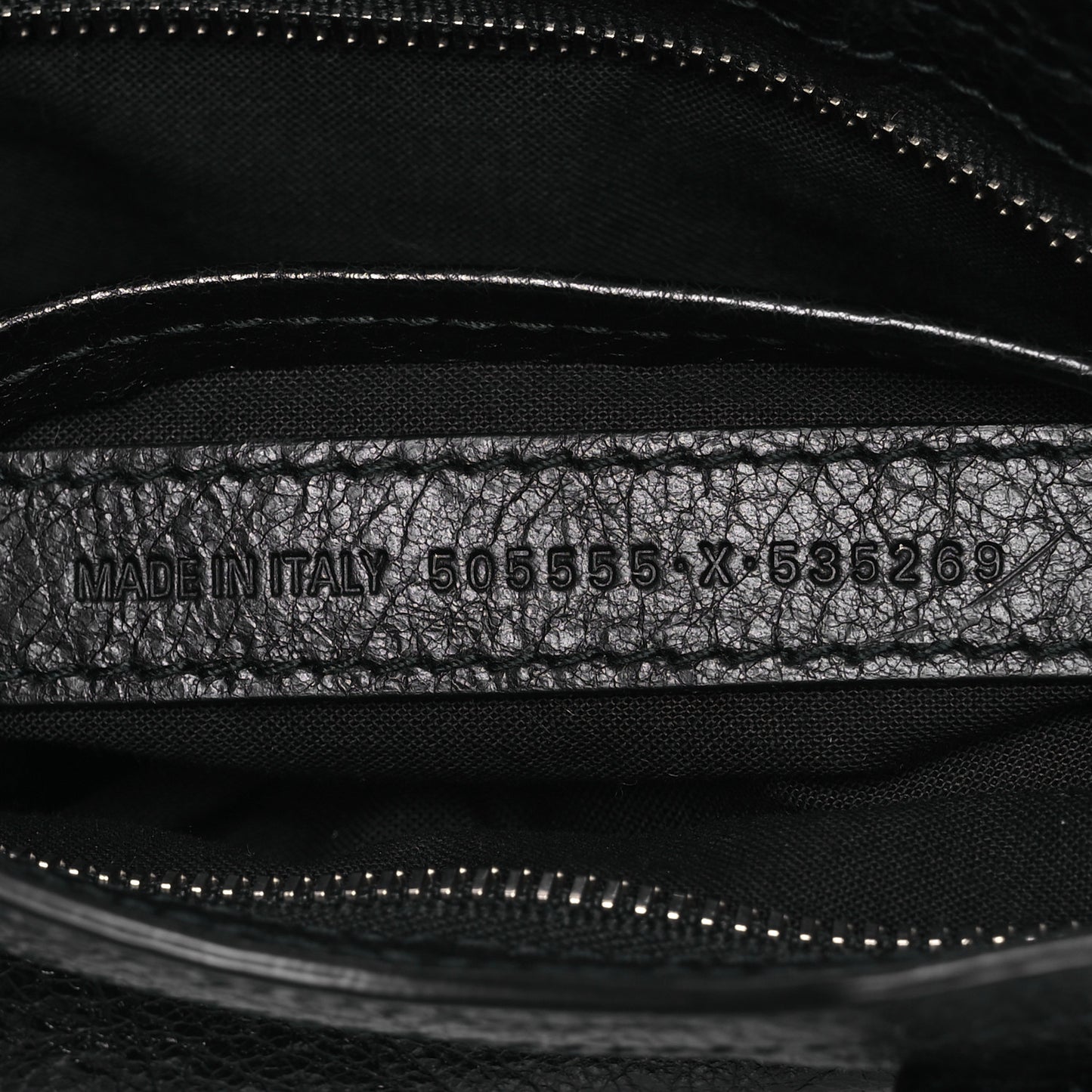 Agneau Classic Silver Hardware Nano City Logo Strap Black Fluo Yellow
