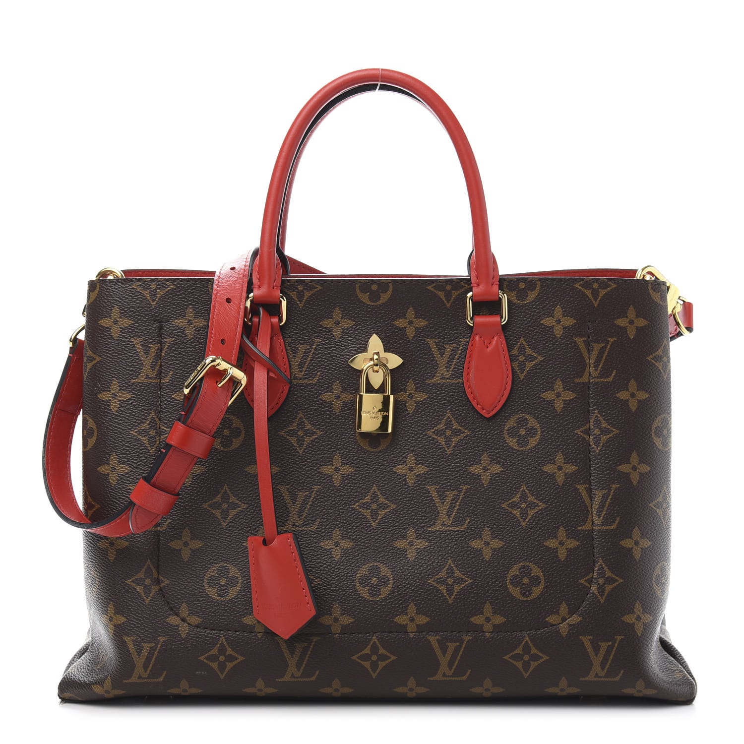Louis Vuitton Monogram Flower Tote Coquelicot 1 of 11