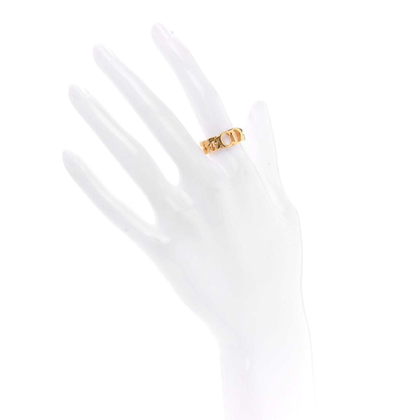 Metal Danseuse Etoile Chain Ring 50 5.5 S Gold