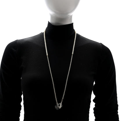 Tiffany Sterling Silver Diamond Cultured Pearl Return to Tiffany Wrap Necklace 2 of 4
