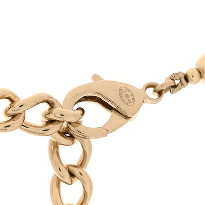 Chanel Metal Bead CC Necklace Gold 4 of 5