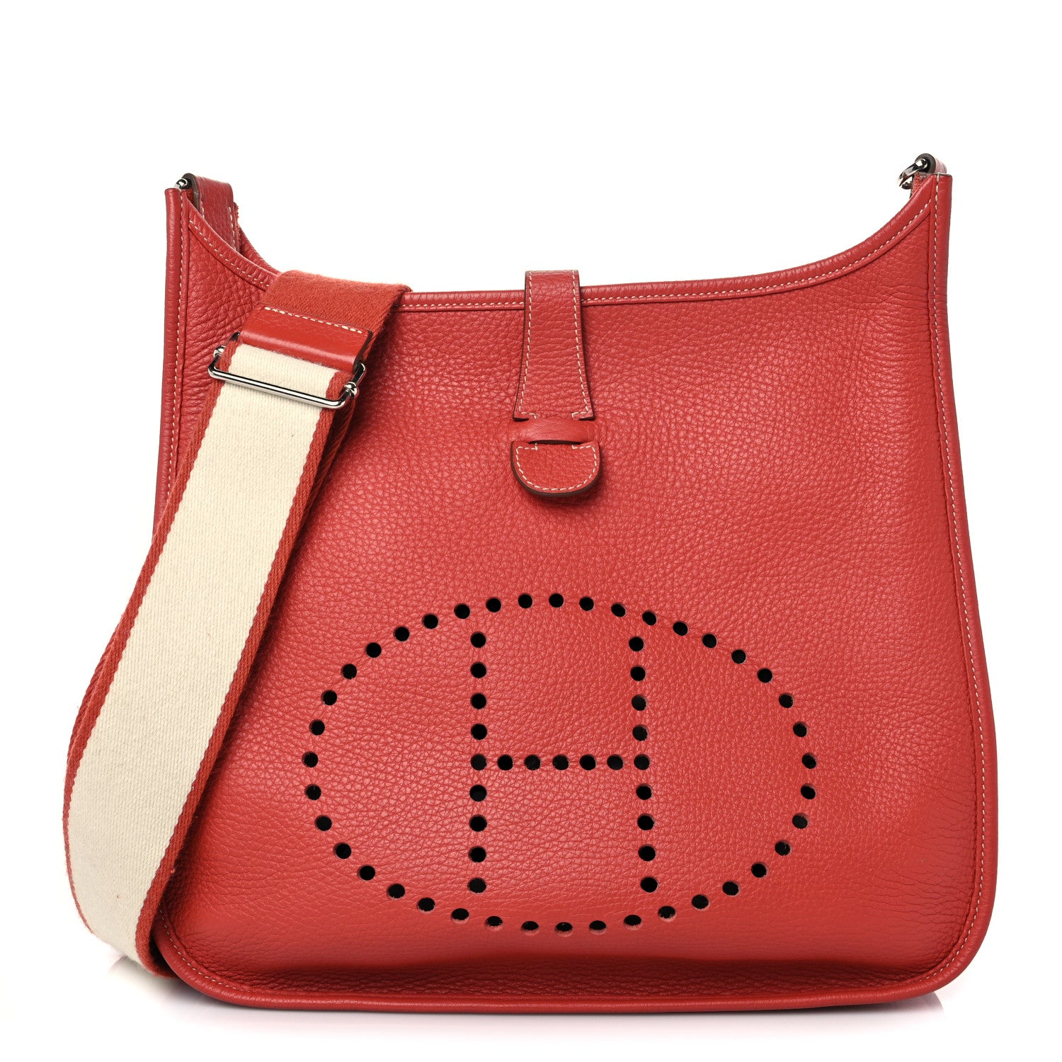 Hermes Taurillon Clemence Amazone Evelyne III GM Sanguine 1 of 13