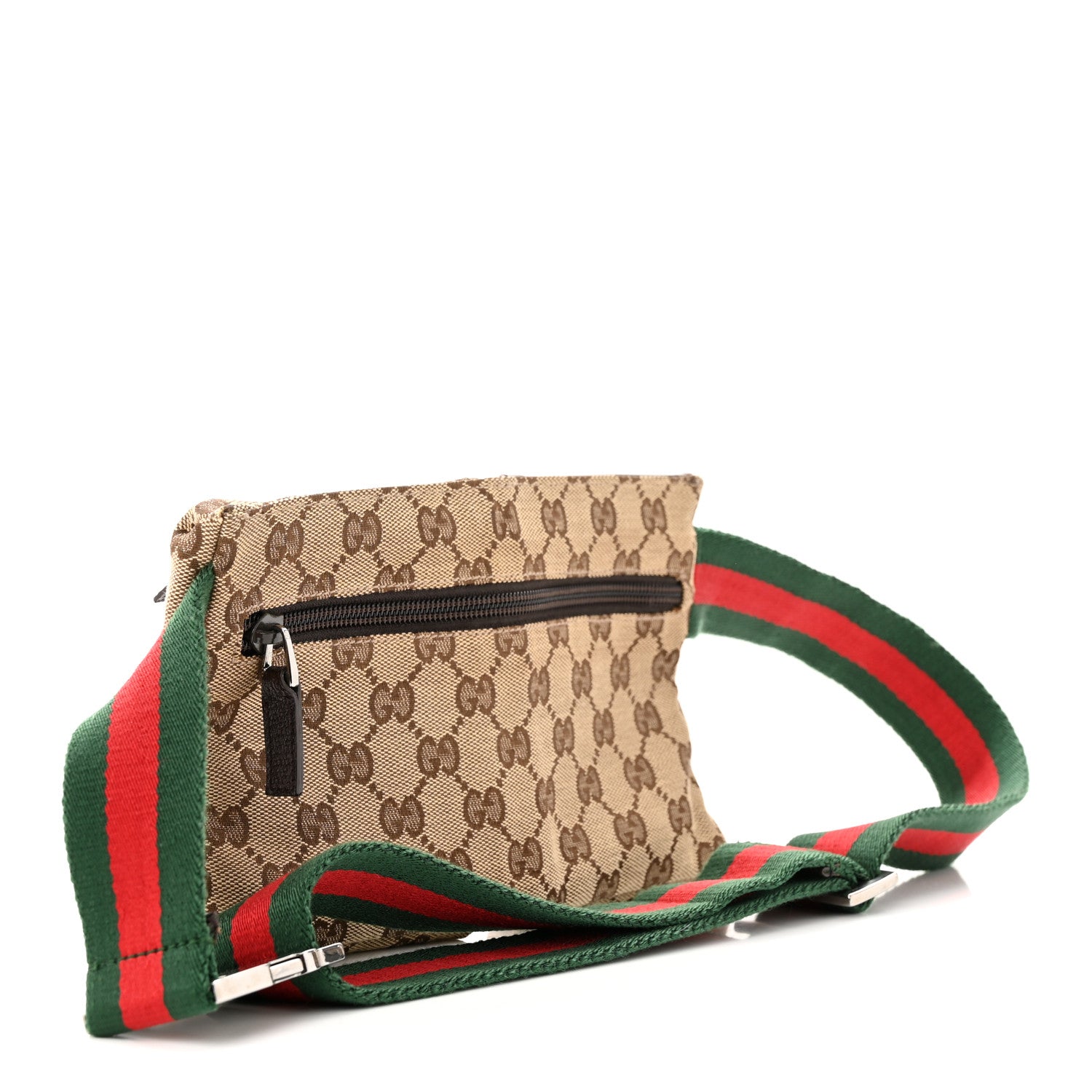 Gucci Monogram Web Belt Bag Dark Brown 3 of 10