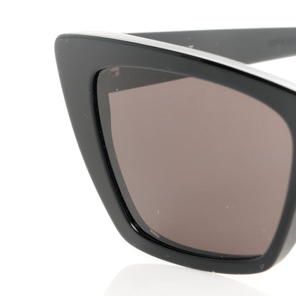 Saint Laurent Acetate Mica Cat Eye Sunglasses SL 276 Black 8 of 8
