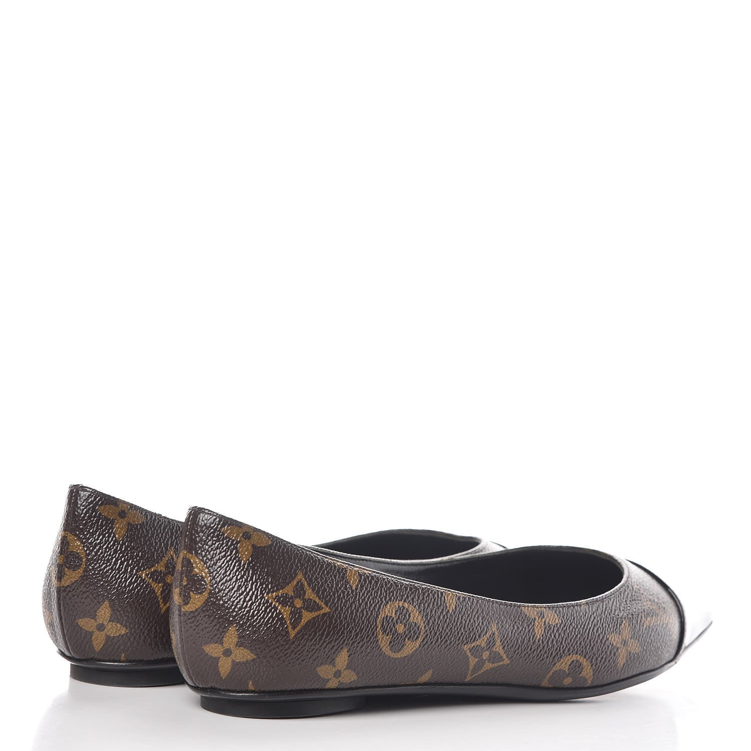 Louis Vuitton Patent Monogram Fetish Ballerina Flats 37.5 4 of 8