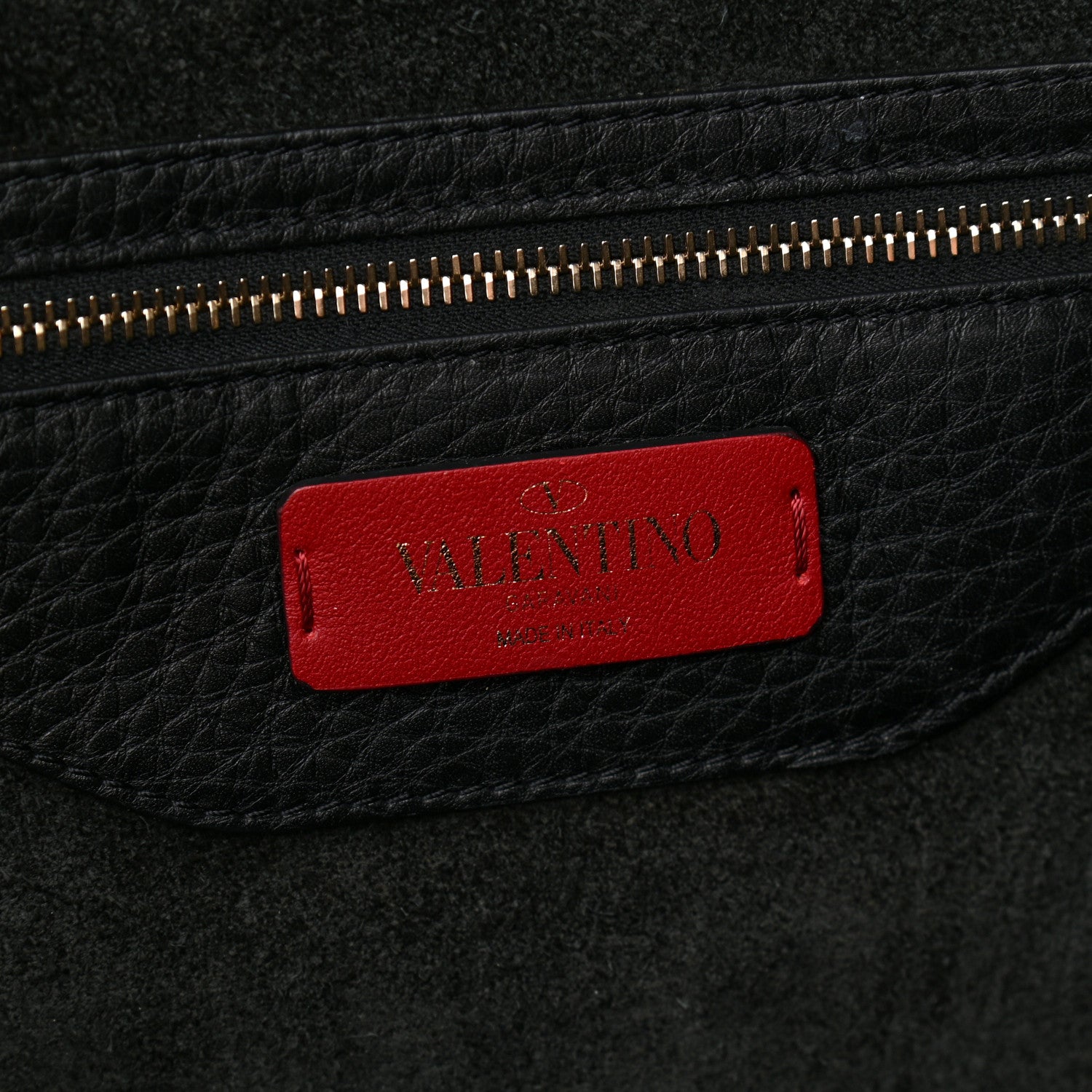 Valentino Garavani Grained Calfskin Rockstud Shoulder Tote Black 6 of 12