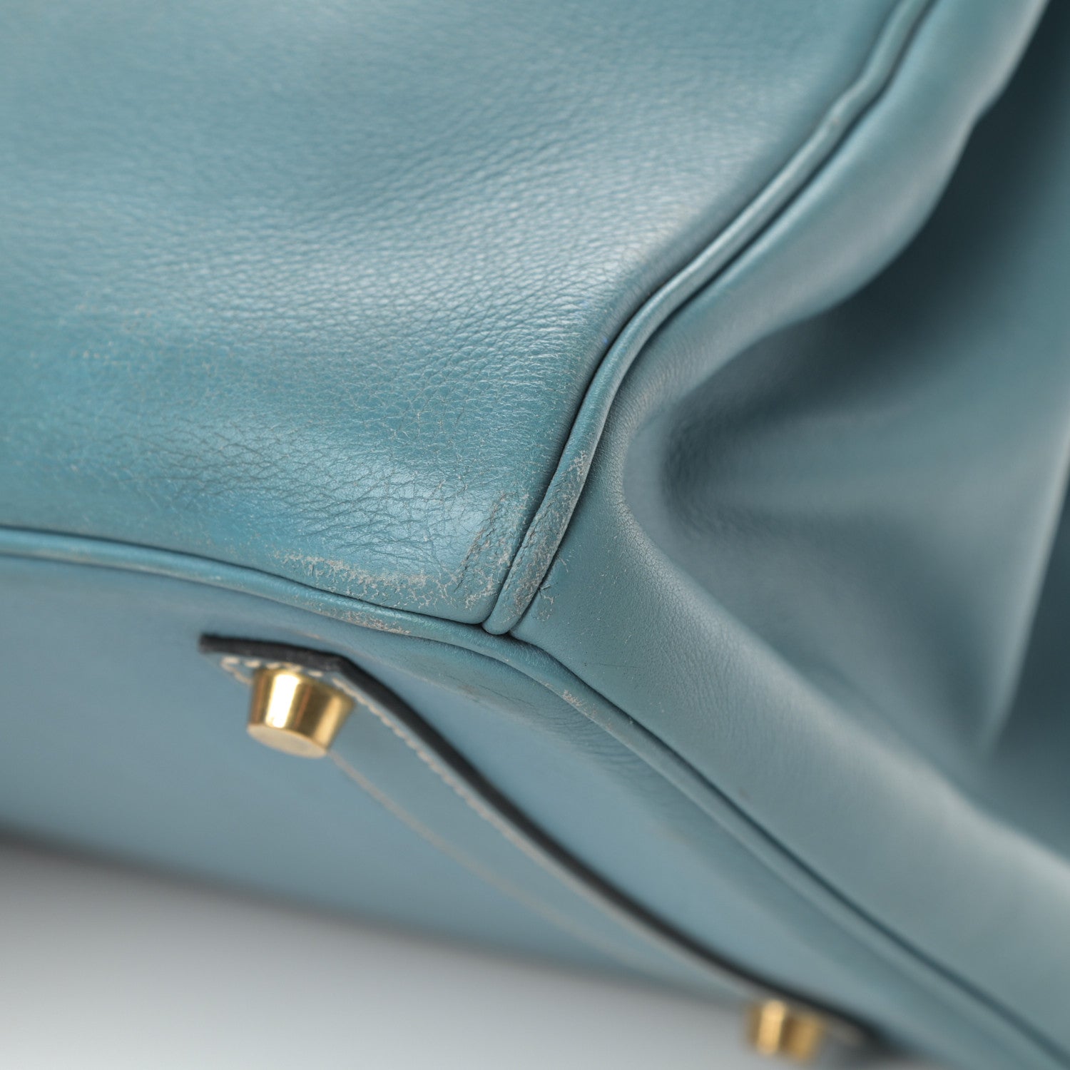 Hermes Gulliver Birkin 35 Blue Jean 11 of 19
