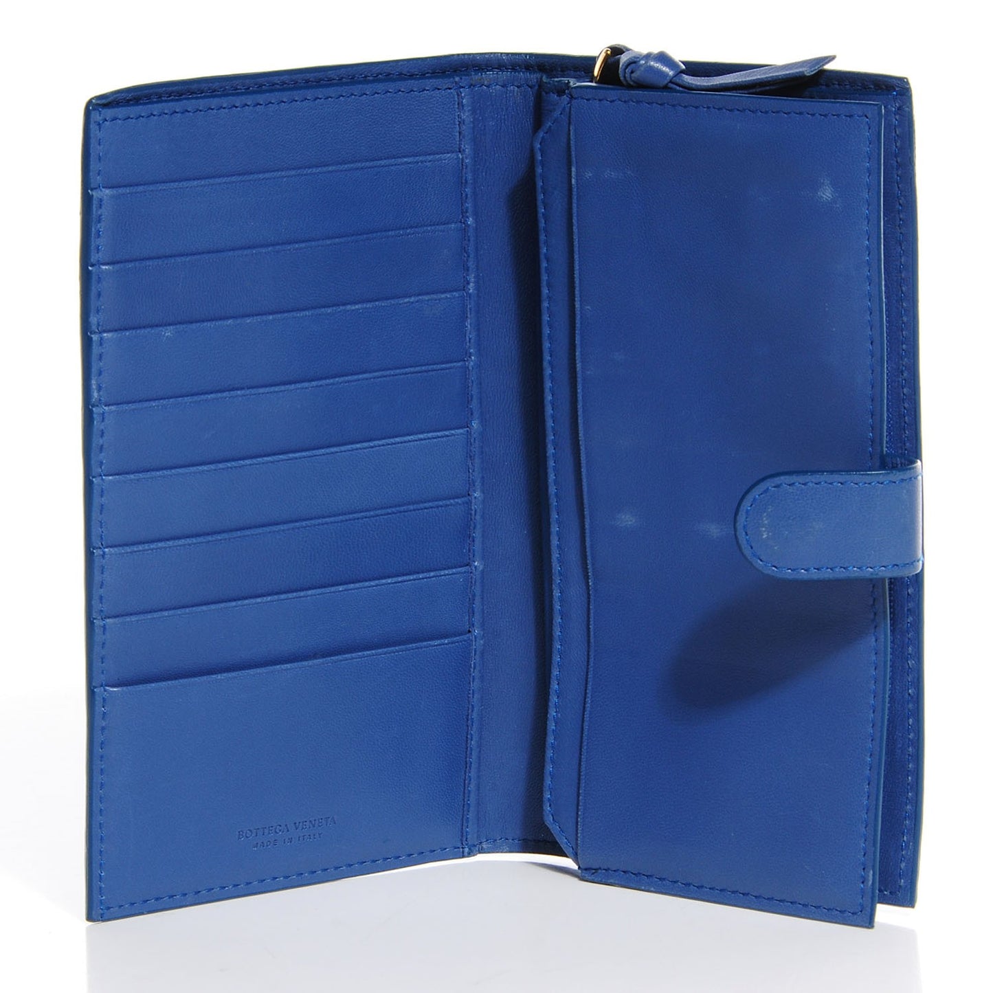 Nappa Intrecciato Continental Wallet Oceano