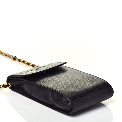 Chanel Caviar CC Phone Holder Crossbody Black 4 of 7