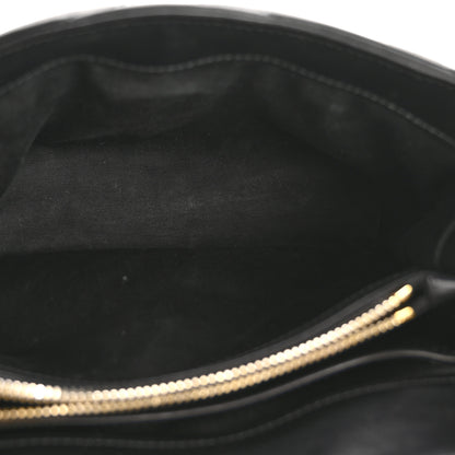 Saint Laurent Calfskin Y Quilted Monogram Small Loulou Chain Satchel Black 5 of 11