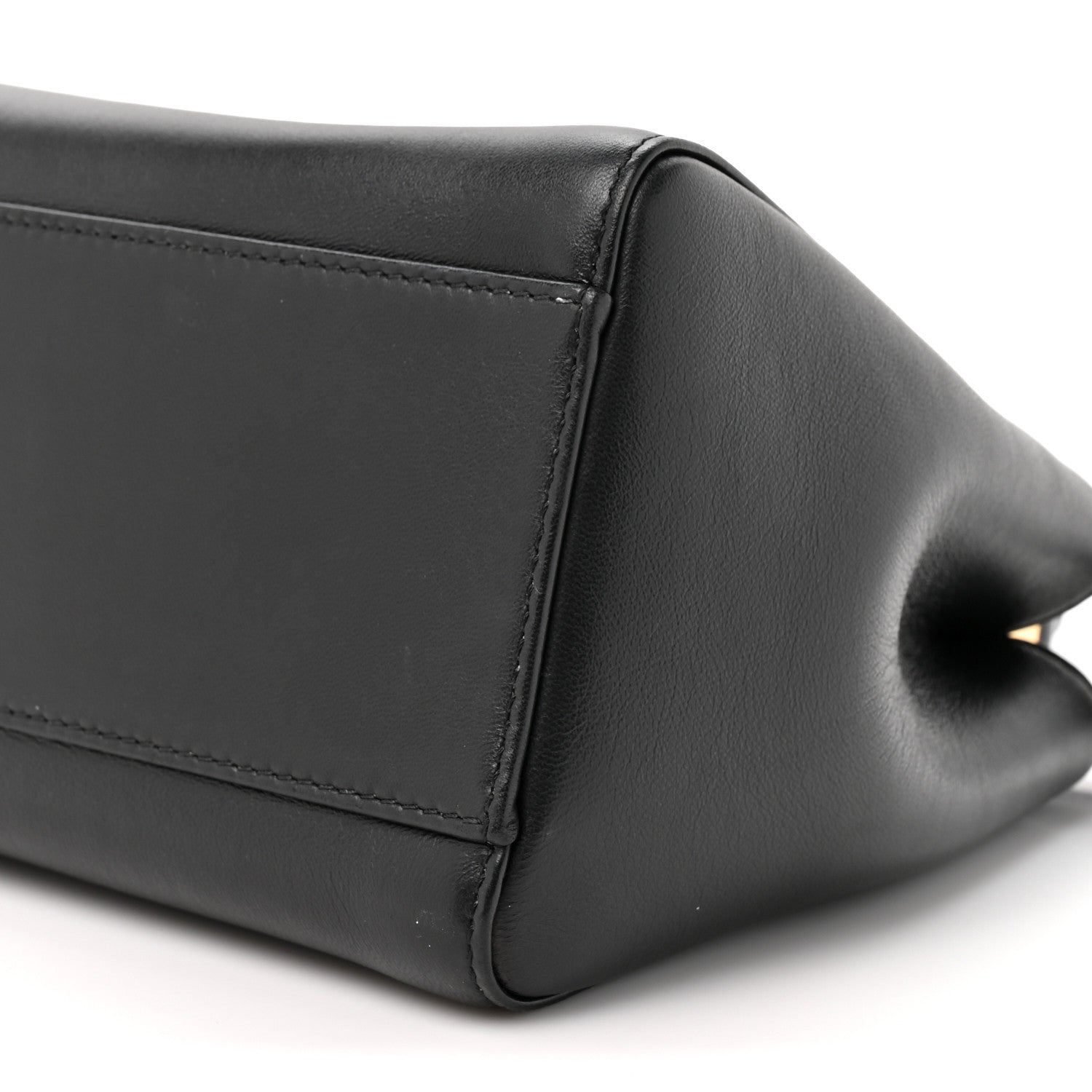 Fendi Nappa Mini Peekaboo Iconic Satchel Black 10 of 11