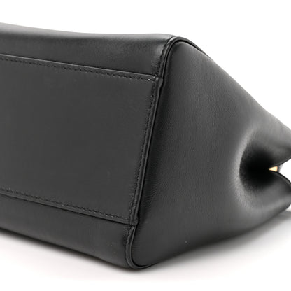 Fendi Nappa Mini Peekaboo Iconic Satchel Black 10 of 11