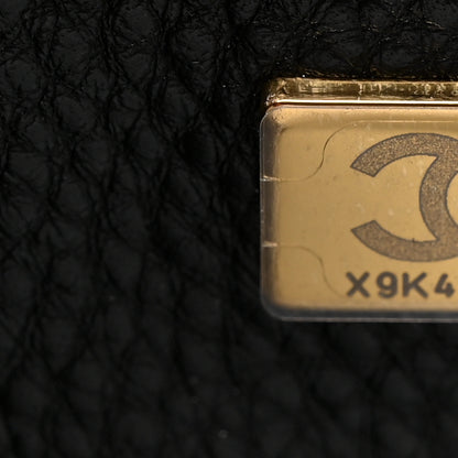 Chanel Grained Calfskin Stitched Urban Essentials Shopping Bag Black 7 of 10