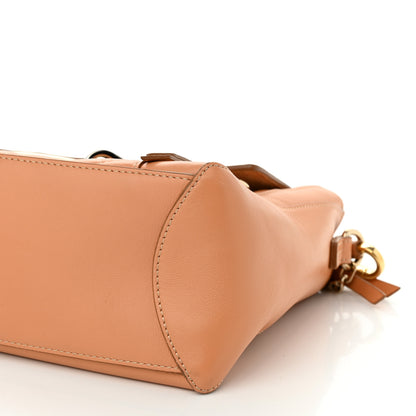 Chloe Smooth Calfskin Quilted Medium Faye Day Shoulder Bag Bleached Brown 10 of 11