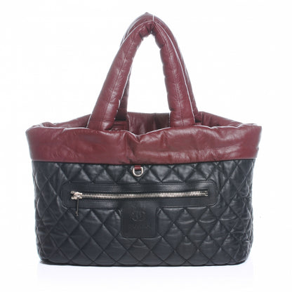 Chanel Lambskin Quilted Medium Coco Cocoon Reversible Tote Black 1 of 12