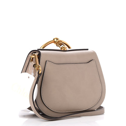 Chloe Calfskin Suede Paisley Patchwork Perforated Small Nile Bracelet Bag Motty Grey 3 of 7