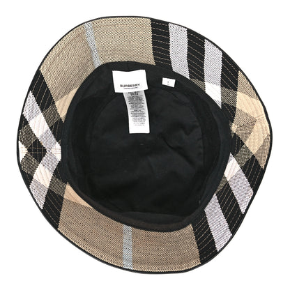 Burberry Cotton Canvas Giant Check Bucket Hat L Dusty Sand 7 of 7
