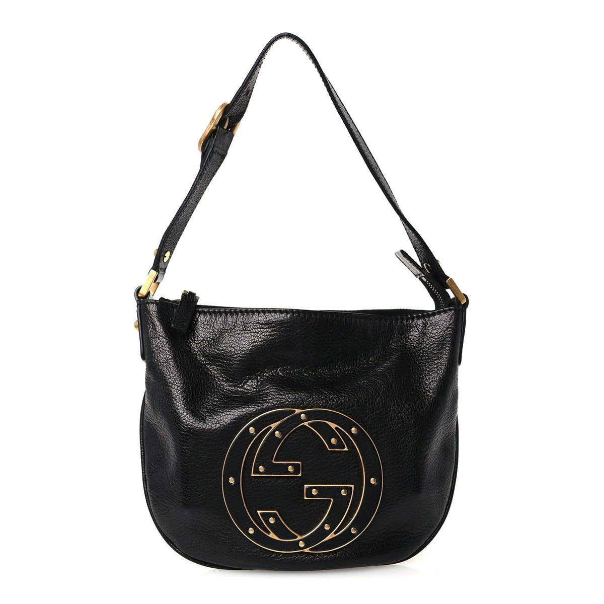 Calfskin Small Blondie Hobo Black