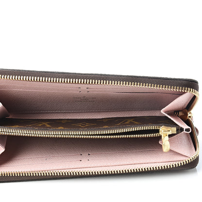 Louis Vuitton Monogram Clemence Wallet Rose Ballerine 4 of 9