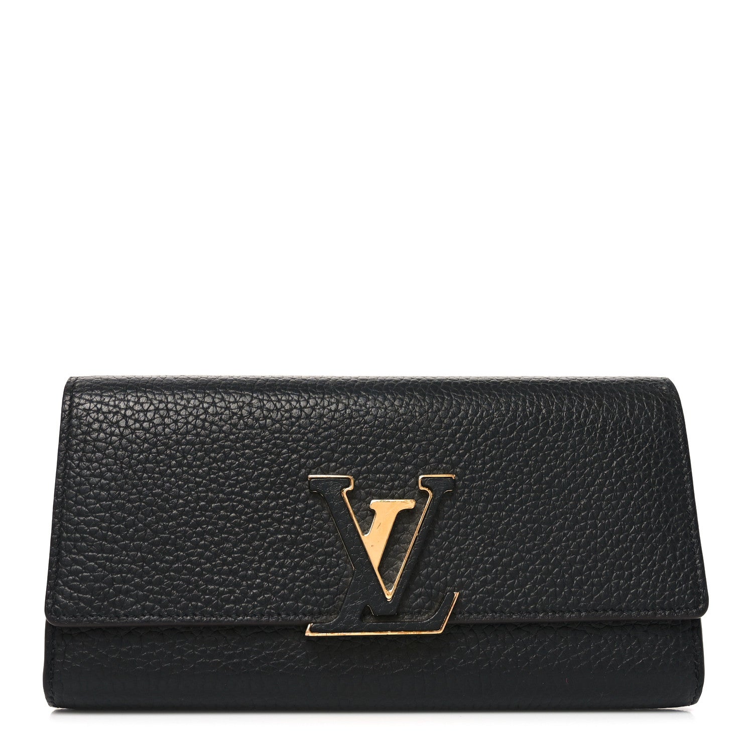 Louis Vuitton Taurillon Capucines Wallet Black 1 of 8