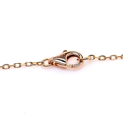 Cartier 18K Pink Yellow White Gold Diamond Trinity Heart Paved Pendant Necklace 6 of 8