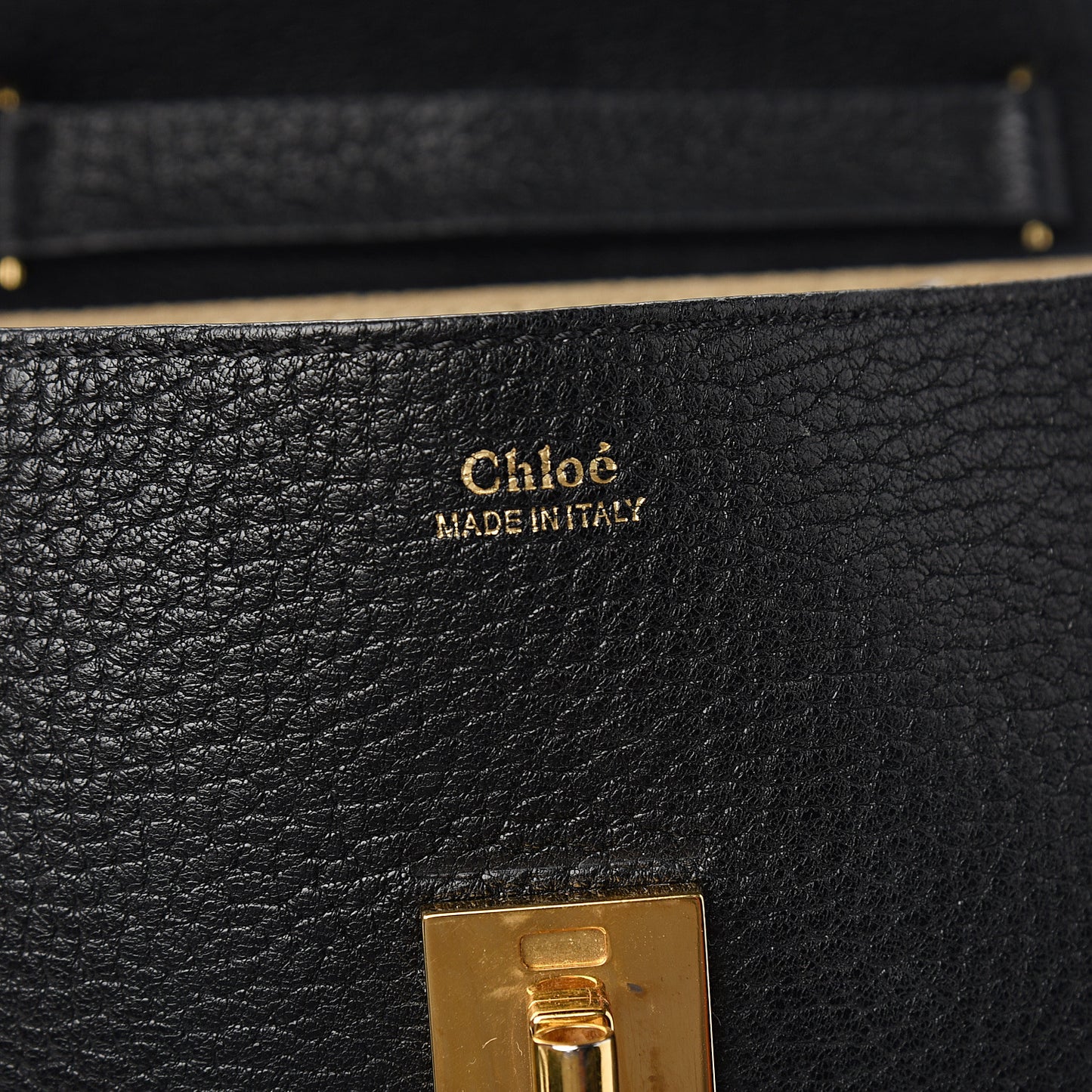 Grained Lambskin Mini Drew Shoulder Bag Black