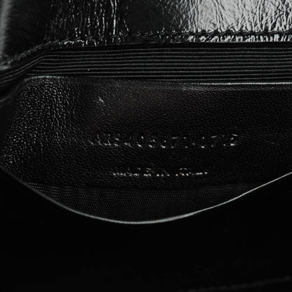Saint Laurent Sheepskin Matelassé Monogram Classic Baby Punk Chain Bag Black 8 of 10