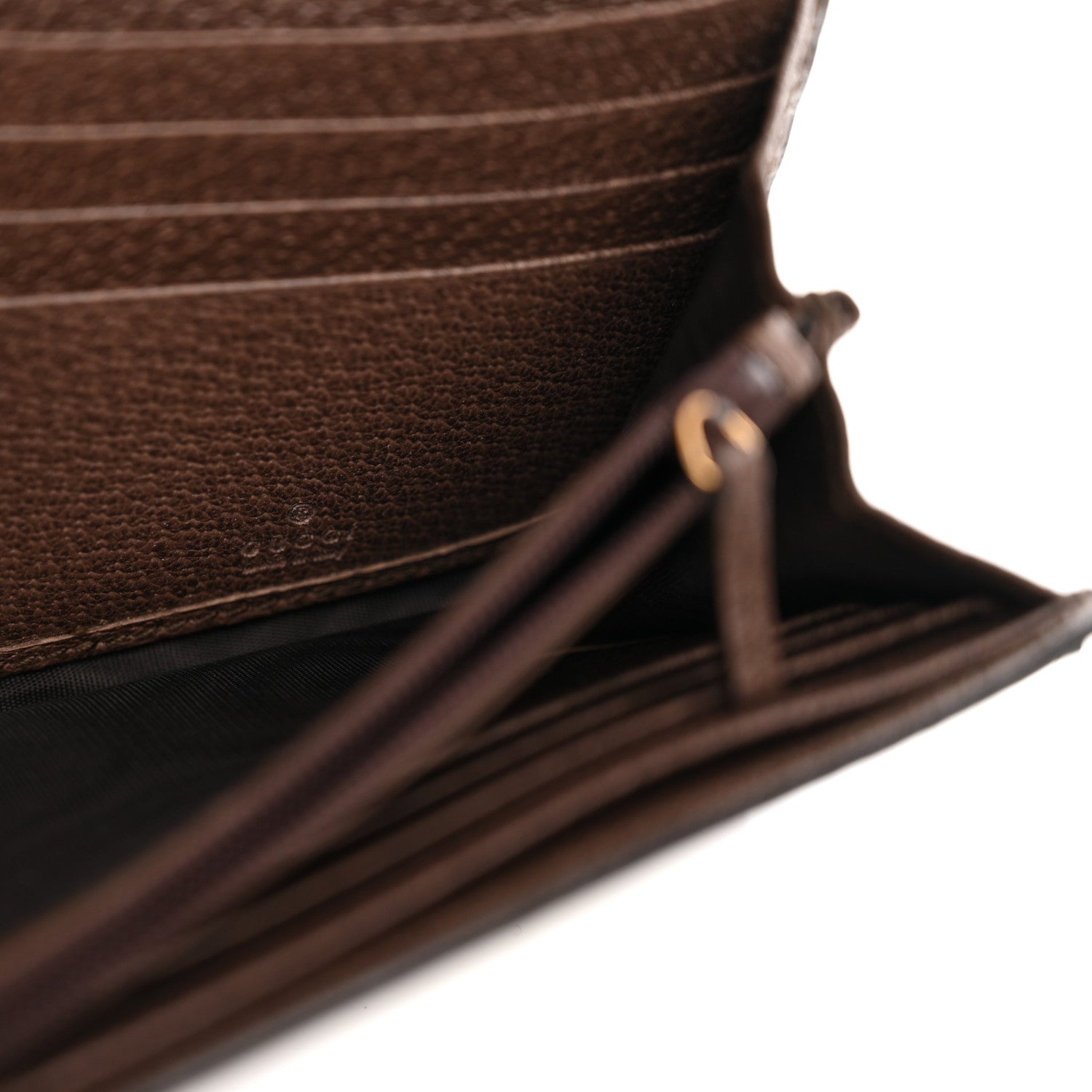 Gucci GG Supreme Monogram Web Ophidia Continental Wallet Brown 6 of 7