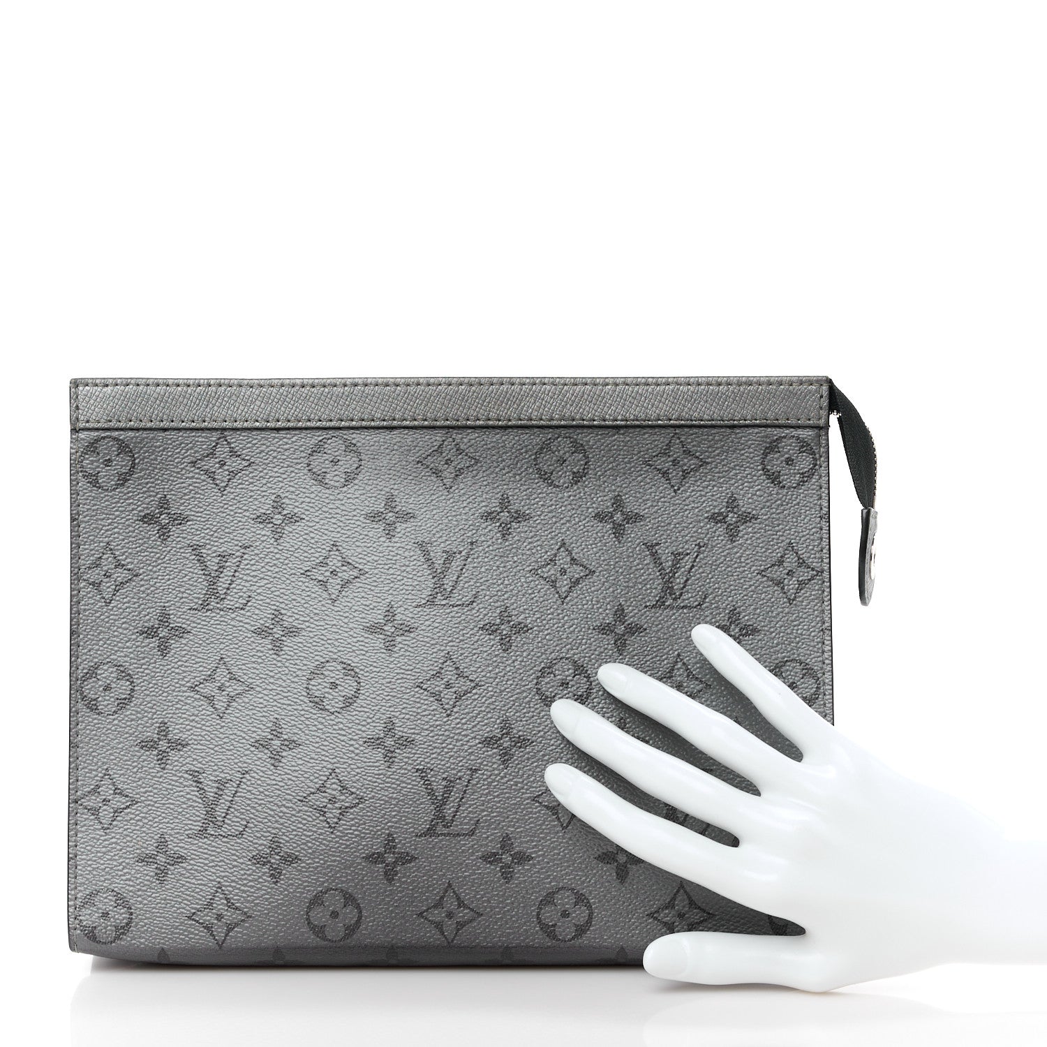 Louis Vuitton Taigarama Pochette Voyage MM Gunmetal 2 of 10