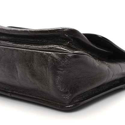 Saint Laurent Crinkled Calfskin Matelasse Monogram Medium Niki Chain Satchel Moka 10 of 11
