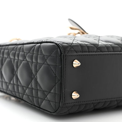 Christian Dior Lambskin Cannage Small My ABCDior Lady Dior Black 9 of 11
