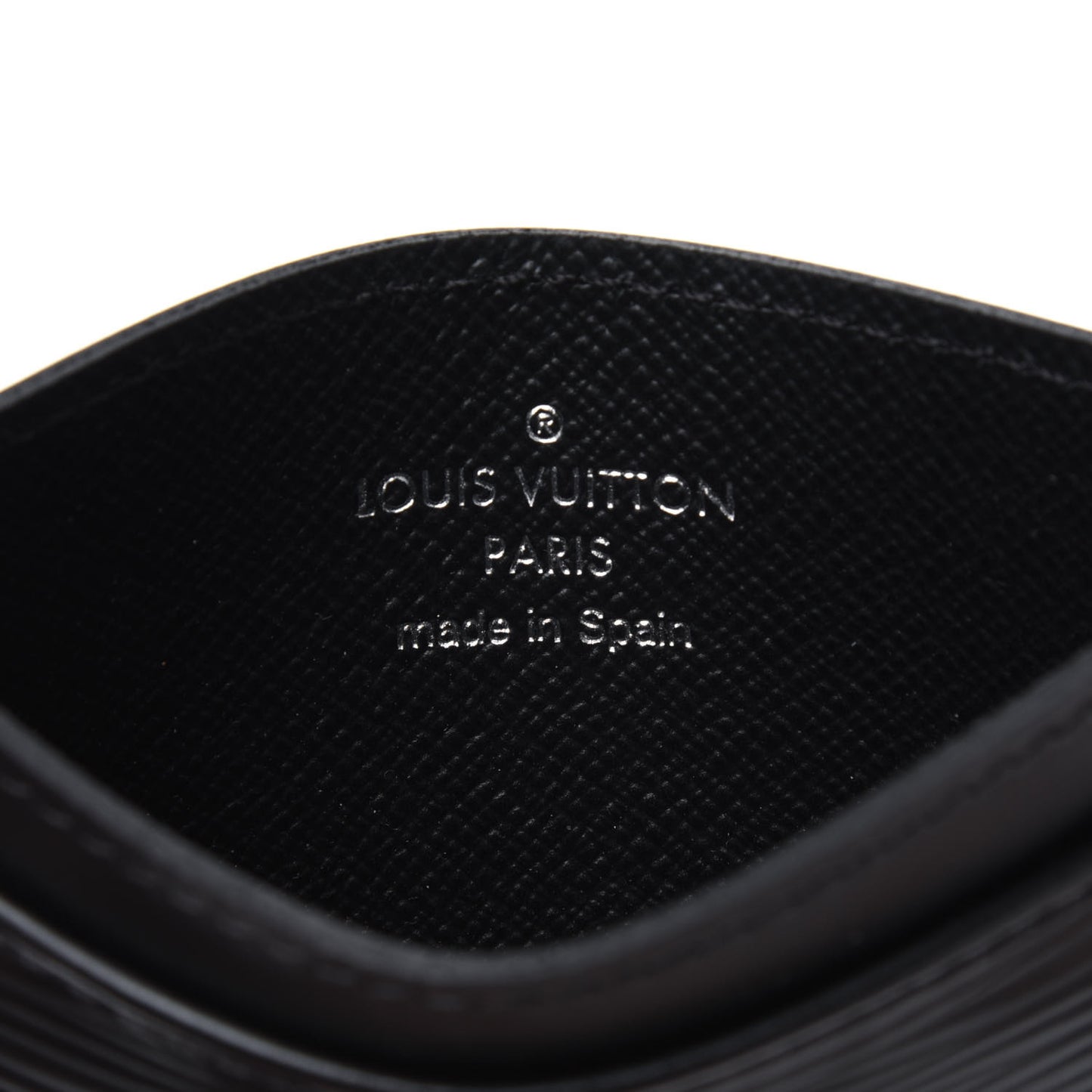 Epi Card Holder Black