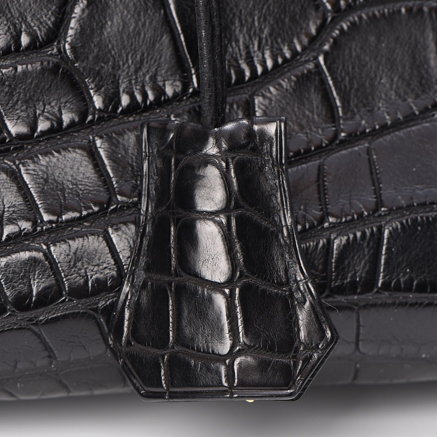 Matte Alligator Birkin 35 Black
