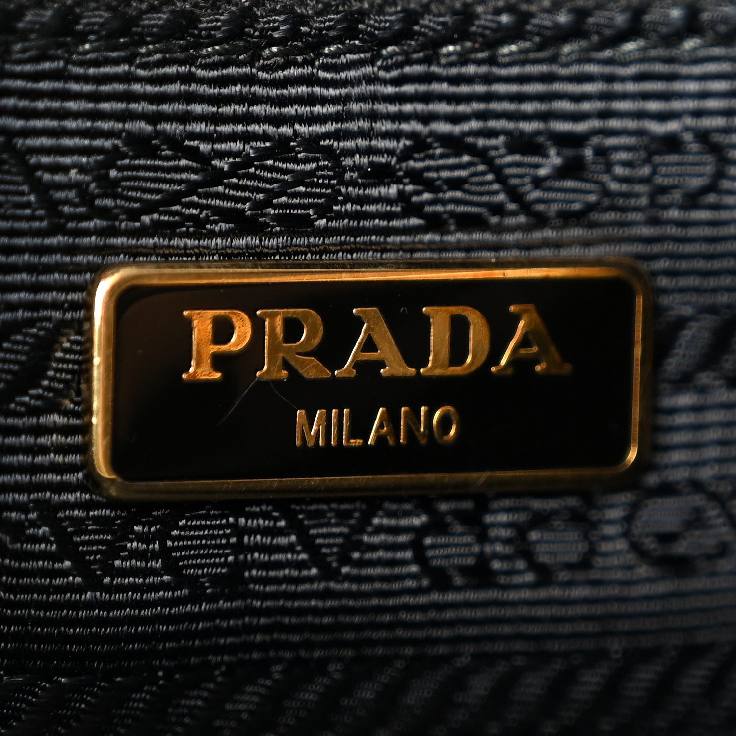 Prada Vitello Daino Pochette Bag Black 5 of 9