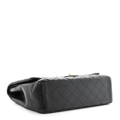 Chanel Lambskin Quilted Maxi Double Flap Black 4 of 15