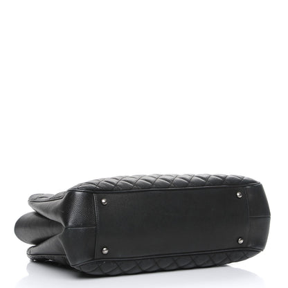 Chanel Caviar Quilted Medium Rock In Rome Tote Black 5 of 9