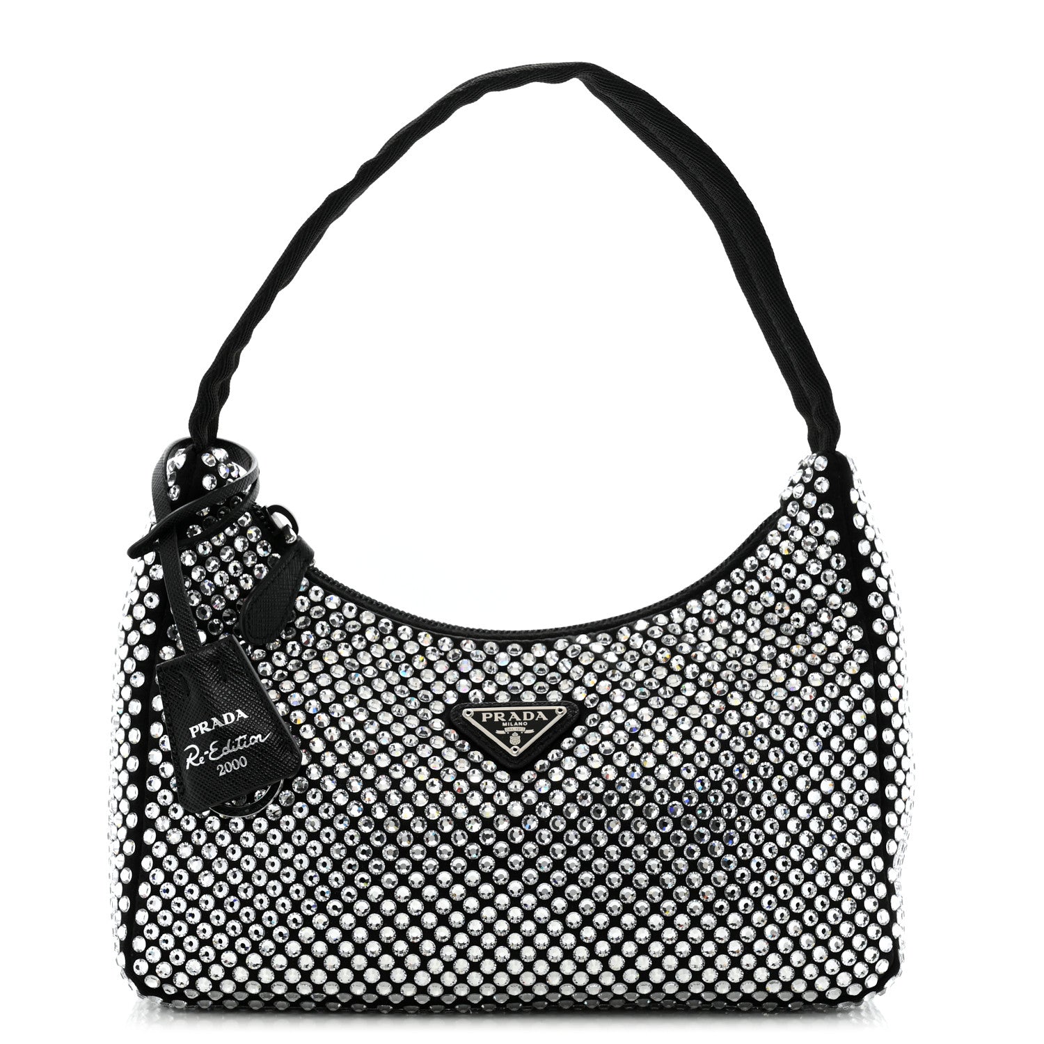 Prada Satin Crystal Mini Re-Edition 2000 Bag Cristal 1 of 10