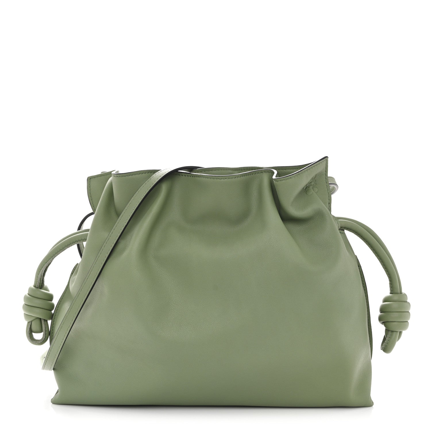 Loewe Nappa Flamenco Knot Clutch Rosemary 1 of 10
