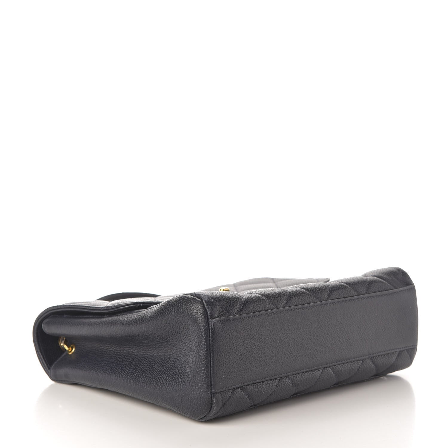 Chanel Caviar Quilted Small Single Flap Navy 4 of 13